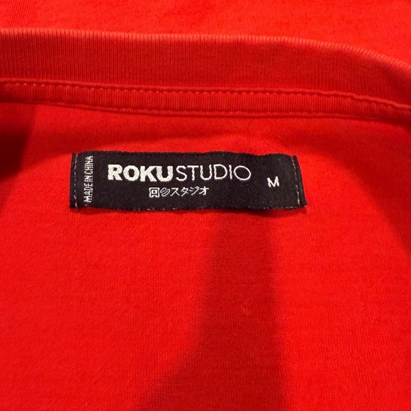ROKU STUDIO Red Graphic T Shirt Heart Breaker Love Hate Monster Tee Medium - Picture 5 of 6